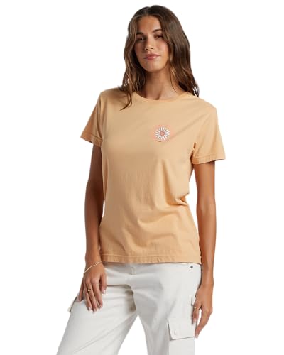 Image of Roxy Womens Boyfriend Crew T-Shirt, Casual Relaxed Fit Crew Neck Tee Short Sleeve Cotton Basic Shirt Everyday Comfort