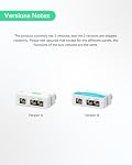LINOVISION Mini Passive 2 Port POE Extender IEEE 802.3af/at POE Repeater Up to 300meters Power Over Ethernet Over Cat5/6 Cable, POE Splitter to 2 POE Devices Like IP Cameras, IP Phone