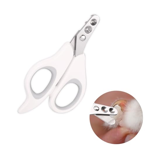 PEUTIER Easy Cat Claw Trimmer, Cat Nail Clipper Kitten Professional Accessories Tool Professional Claw Trimmer for Novice Indoor Pet Families Grooming Supplies