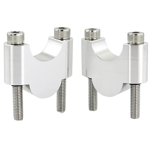 FEEGAR Bar Risers Clamp Bar 1 1/8" 28mm Lenkererhöhung Bar Riser CNC Kompatibel Mit Aprilia Für Mana 850 Für Dorsoduro 750 Für Dorsoduro 900 1200 Für Caponord 1200 Motorrad Lenkererhöhung