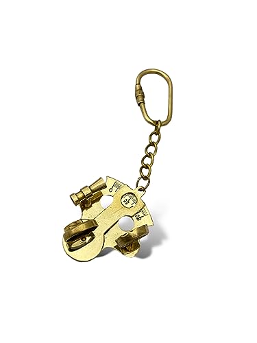 Image of Metal Vintage Bike Keychain Gold for Bag, Chhalla, Home, Backpack - Antique and Unique Design, Pack of 1