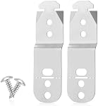 2pcs Dishwasher Mounting Bracket, 00619985 Stainless Steel Under Counter Dishwasher Mount Clips Parts Compatible with Bosch Thermador Kenmore Gagenau & Most Top Brand Dishwashers