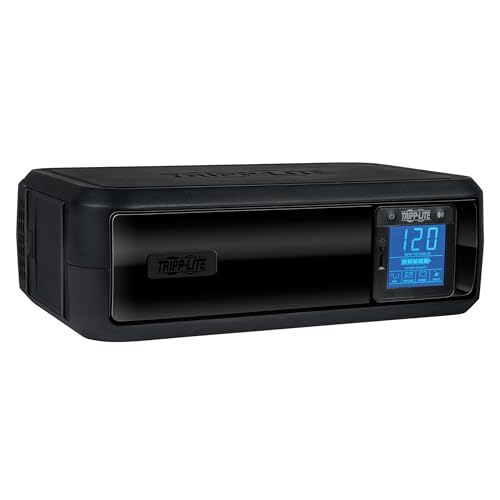 Tripp Lite 900VA UPS Battery Back Up, 475W Tower, LCD Display, AVR, USB (OMNI900LCD)