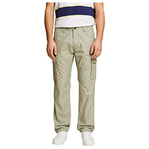 ESPRIT Men's Light Green Casual Trousers Cover