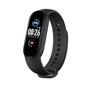 Drumstone M4 Smart Band with HD Touch Display | Activity & Fitness Tracker | Waterproof & Sweatproof | Long Battery Life | Compatible with All Smartphones | Heart Rate Monitor | Sleep Tracker