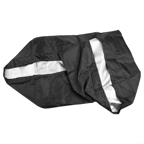 Yuanpgky Grillabdeckung für Weber Traveler Tragbarer Gasgrill, strapazierfähiges, wasserdichtes 210D-Oxford-Gewebe mit PVC-Futter, Allwetterschutz gegen Regen, Schnee und Schmutz