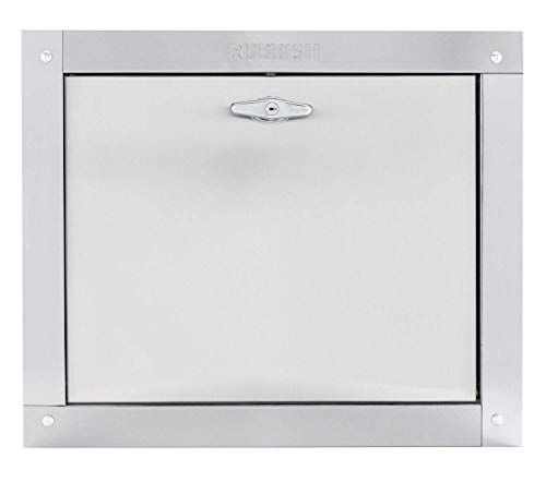 Universal Stainless Steel Trash Chute Door, Bottom Hinged - 21