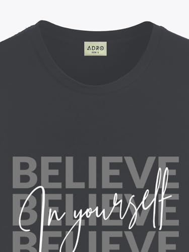 Image of ADRO Tshirt for Men | Printed T Shirt for Men | 100% Cotton Regular Fit T-Shirt |Printed T Shirt