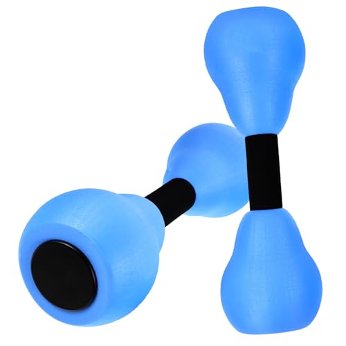 Sosoport 2 Piezas mancuernas para deportes acuáticos pesas pesas nadar aerobic barras de dominadas ejercicio peso maquinas gym material gimnasio pesas eva mancuernas de entrenamiento Blue