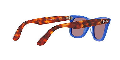 Image of Ray-Ban Polarized Square Unisex Sunglasses - (8053672926477|50|Purple Color Lens)