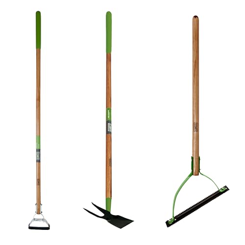 AMES 3-pc. Weeding Kit with Action Hoe, 2-Prong Hoe, and Weed Cutter
