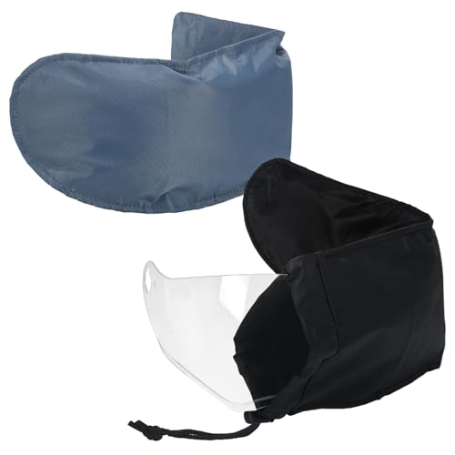Cutecrop 2 Pcs Motorcycle Helmet Visor Bags for Storing and