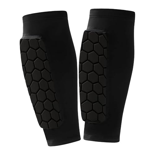 Image of Youth Mini Football Shin Pads XS for 4-8 Years Kids Boys Girls Breathable Honeycomb Compression Small Soccer Shin Guards for Children Junior Lightweight Impact Protection