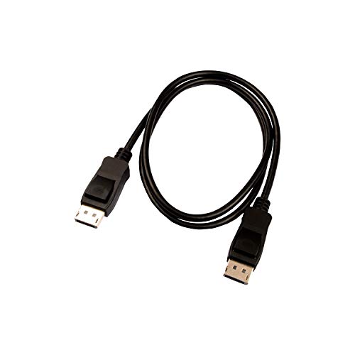 V7 Cavo 32.4 Gbps 8K Uhd Nero Black Video 1M Cable 3.3Ft Displayport 1.4 M/M, Aluminium