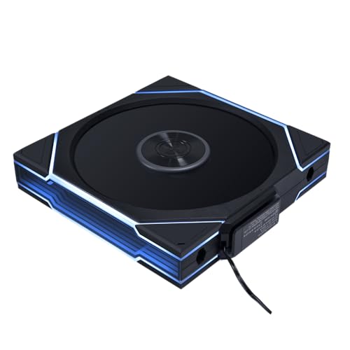 Image of Lian Li UNI Fan TL Wireless 140-Single Pack (Reverse Blade)-2.4 GHz Wireless Signal 140MM ARGB Fan-Infinity Mirror-Daisy-Chain -Syncing Lighting-Controller NOT Included & Required - Black (14RTL1W1B)