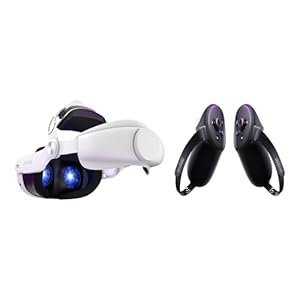 DESTEK QH3 Head Strap & Controller Grips Bundle, Compatible with Quest 3