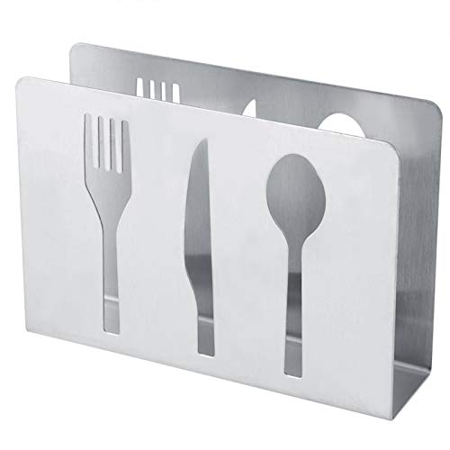 Porta-guardanapos de aço inoxidável moderno suporte de servir decoração de mesa utensílios doméstico