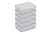 Silicook Flat Plastic Box for Kitchen for Kitchen&Refrigerator Organization, Transparent Food Storage Container for Kitchen, Fridge, Freezer (5, Medium)