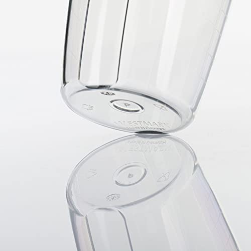 Shaker Westmark de 0,5 l con disco mezclador extraíble transparente y verde 7