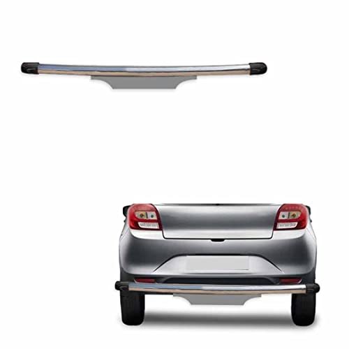 Image of Stainless Steel High Gloss Safety Rear Bumper Protector Sutaible for Maruti Suzuki Baleno