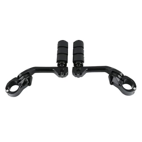 Repose-Pieds Highway Coudés Longs 32mm Fixation Orientable pour Ajustement Custom - 3