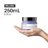 L'Oréal Professionnel Paris Serie Expert Blondifier maska, ochronna kuracja do włosów blond i naturalnego blondu, nadaje blasku, odżywiająca pielęgnacja włosów z jagodami acaib, intensywna kuracja,