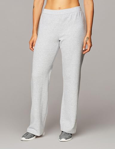 Image of Hanes Women's Sweatpants - EcoSmart Fleece Joggers - Open-Bottom Pocketless Pull-On Lounge Pants - Reg. & Petite Sizes