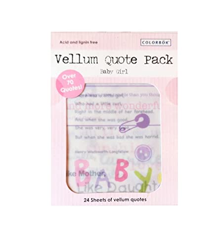 Colorbok Vellum Quote Pack 