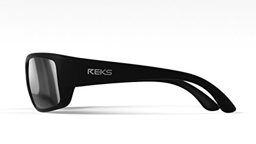 REKS ST Black WRAPAROUND I Silver Mirror Polarized lens3