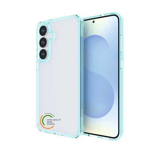Image of Case for Samsung Galaxy S25 Plus, [Anti-Yellowing Technology] [Military Grade Drop Protection] Shockproof Slim Hybrid Phone Case for Samsung Galaxy S25 Plus 5G - Crystal Aqua Blue