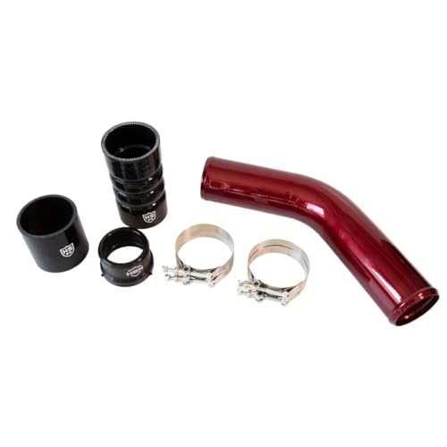 HS Motorsports Hot Side Intercooler Pipe Kit Red