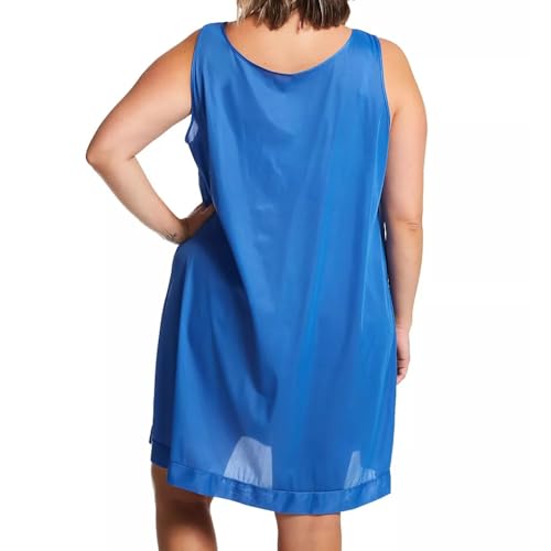 Exquisite Form Women's 30807 Plus Size Nylon Tricot Sleeveless Short Knee Length Nightgown (1X - 3X)2