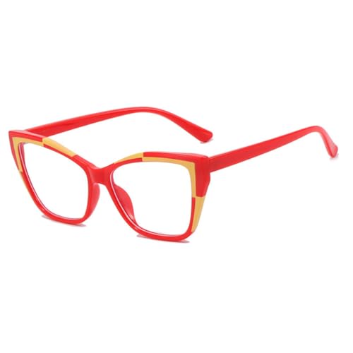 Lunettes yeux de chat pour femmes monture rouge vintage soins de vision