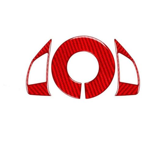 Accessoires volant Fiat 500 cadre rouge de protection pour boutons de commande 2012-2015
