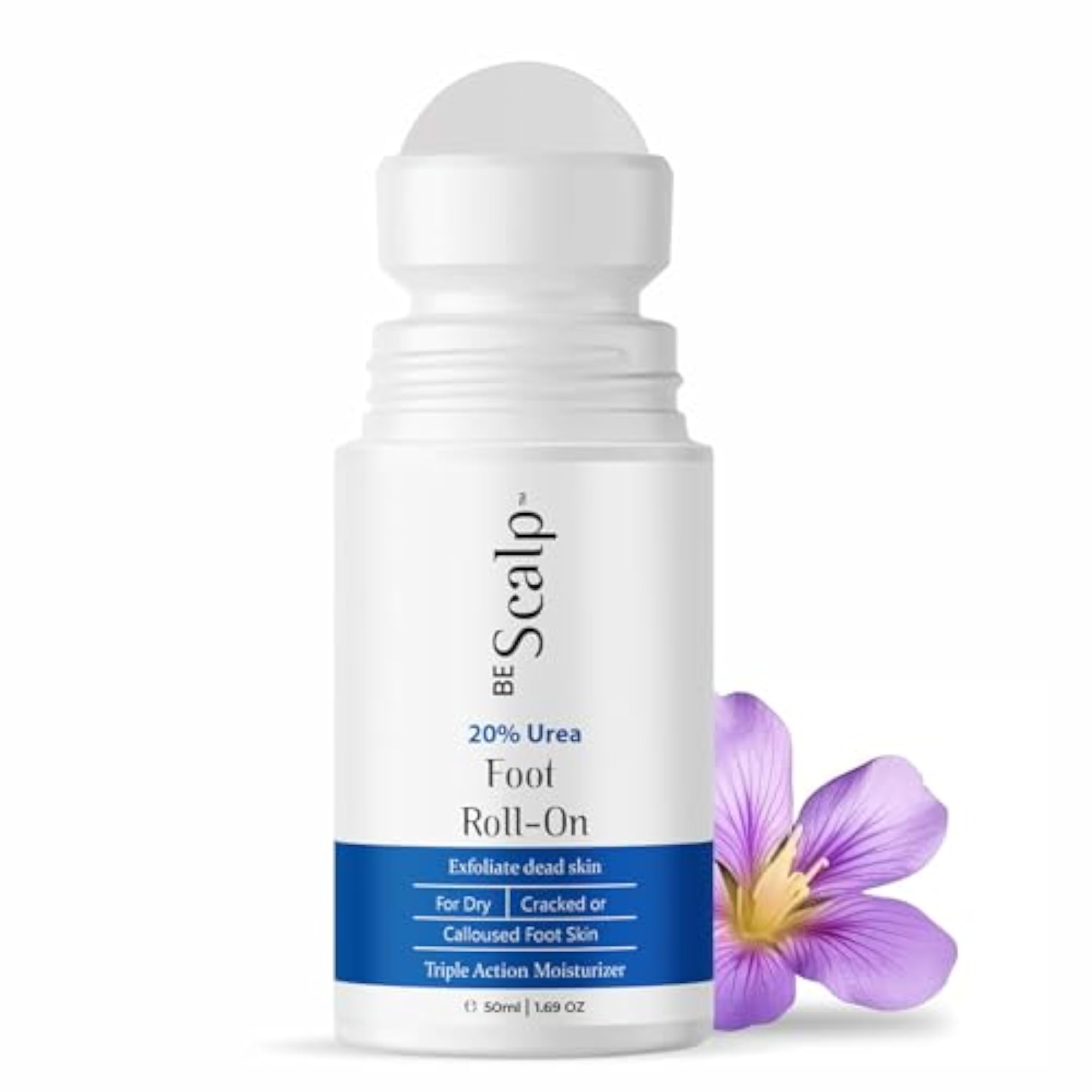 20% Urea Foot Cream Roll On, 50ml for Dry & Cracked Heels