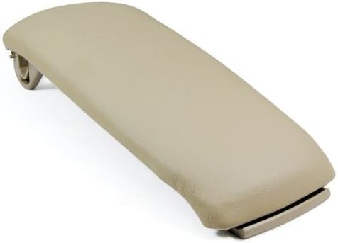 Beige Leather Center console Amrest Covers Caps w/ Latch Lip for 00-06 Audi A6 Brand New 2000 2001 2002 2003 2004 2005 2006