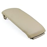 New Beige Leather Center Console Amrest Covers Lip For 00-06 Audi A6 2003 2005 2006 2000 2001 2002 2