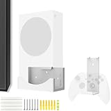XboxシリーズS対応ウォールマウント、XSSシステム用ウォールシェルフブラケット互換キット、テレビの左右の壁の近くまたは後ろのコンソール&アクセサリー、XboxシリーズS用ウォールマウントキット