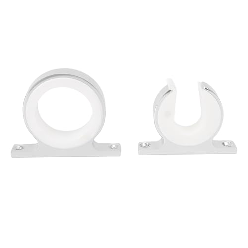 Aluminum Alloy Single Rod Rack Set - Multifunctional Fishing Rod Holder with Anodized Finish for Secure Support and Flexible Installation on Wood or Metal Surfaces