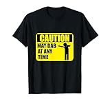 Dab Caution Sign Stick Man Dabbing Funny TShirt Co