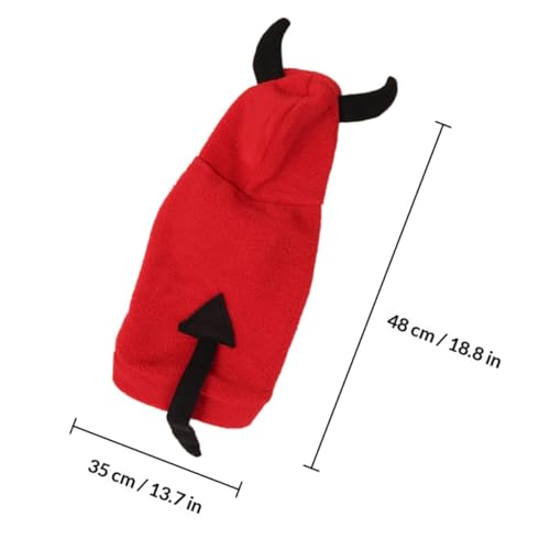 Disfraz de Demonio para Perro XL Ropa de Invierno KALLORY miniatura 2