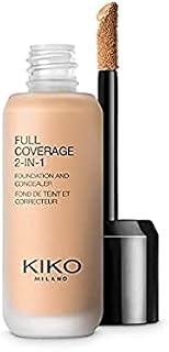 KIKO Milano Full Coverage 2-In-1 Foundation & Concealer 14 - N 170 | Mocno kryjący podkład i korektor 2 w 1