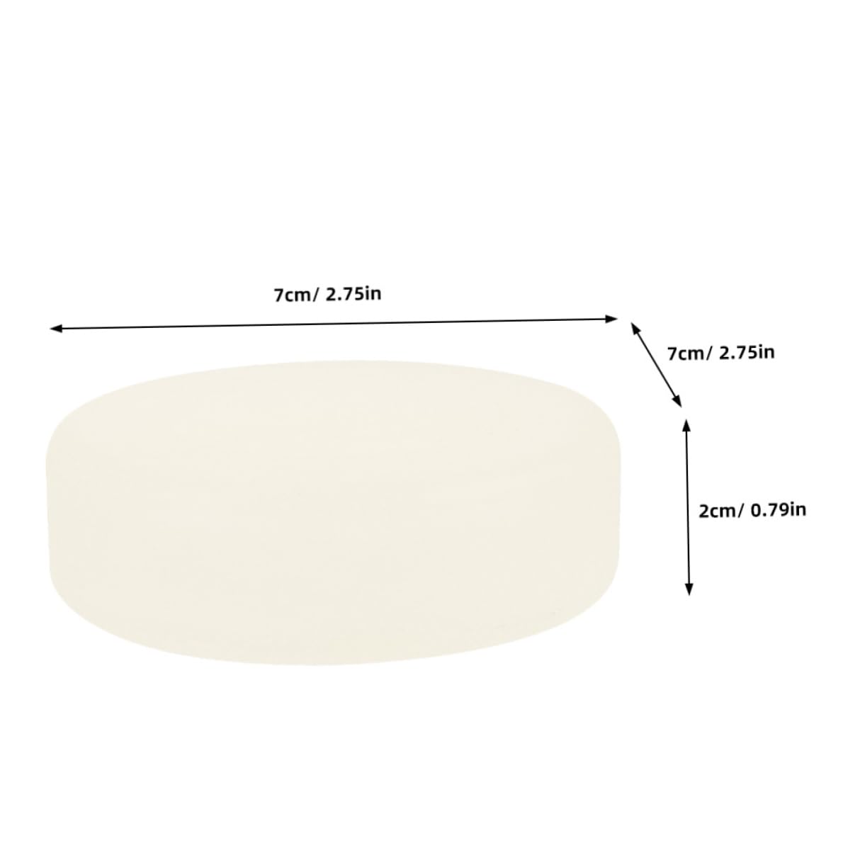 Garneck 5pcs Hockey Puck Training Set Ice Hockey for Practice Indoor/Outdoor Plastic Safe for Skating Skills Improvement