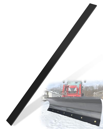 wriboard 72 x 3 x 1/2 Inch Polyurethane Snow Plow Cutting Edge Fit for ATV Tractors Skid Steers & UTVs Snow Pusher Cutting Edge Heavy Duty Replacement Blade for Front Snow Blade Plow