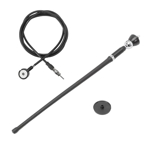 Attisfiera Antenne radio marine flexible pour bateau, yacht, ATV, UTV, tracteur, camion, FM, RV, moto, ponton, antenne FM AM