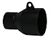 RBP RBP-5005 Clamp-on Truck Exhaust Tip Adapter 2.5 Inch Inlet to 4 Inch Outlet in Black for Custom Application