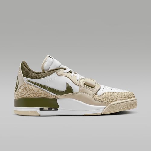 NIKE Air Jordan Legacy 312 Low PSG Men's Shoes (FZ4358-100, Sanddrift/White/Rough Green/Hemp) Size 103