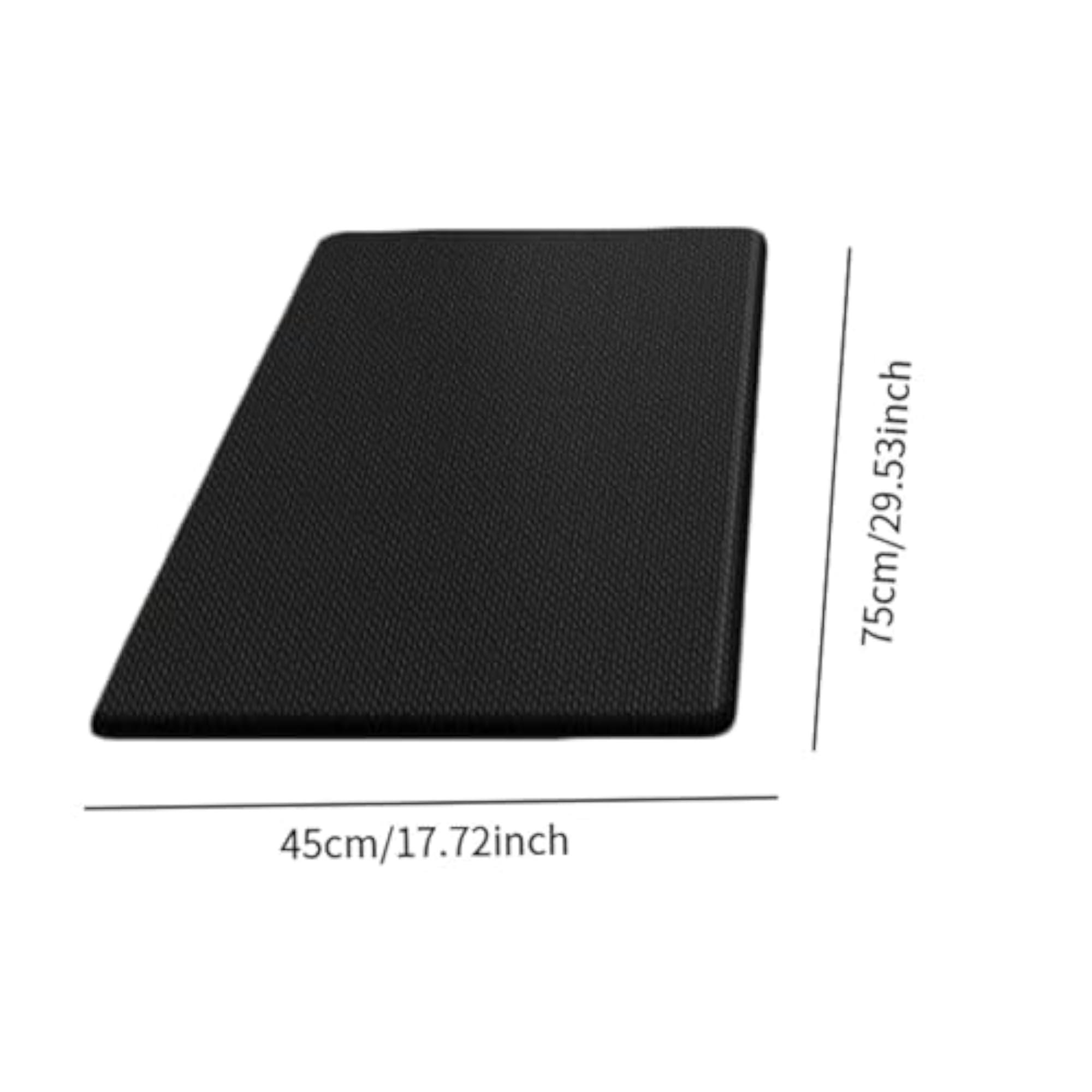 Soft Bathroom Door Mat for Indoor Nursery Living Room Black