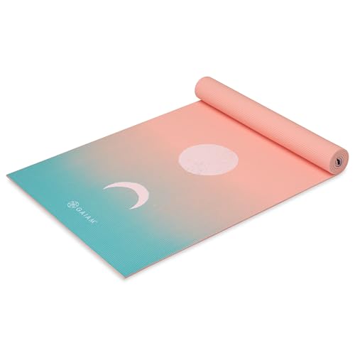 Image of Gaiam Premium Yoga Mat, 6mm Thick Print Mat