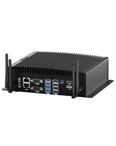 【Prestazioni eccellenti e sistema operativo Win 11】➥PC industriale senza ventola alimentato da Core i5 10210U, fino a 4,20 GHz, grafica UHD, funziona più velocemente e più stabile. Il mini PC desktop supporta i sistemi operativi Win 11 Pro, Win 10 e Linux. Il mini PC ha funzioni potenti ed è ideale per una varietà di applicazioni, come segnaletica digitale, CNC industriale, controllo integrato, ecc.